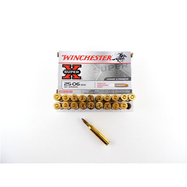 WINCHESTER SUPER X .25-06 REM AMMO LOT