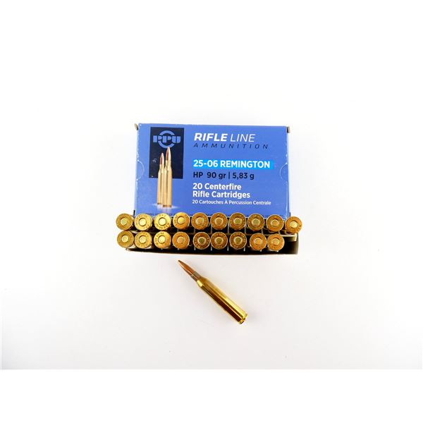 PPU .25-06 REM AMMO LOT
