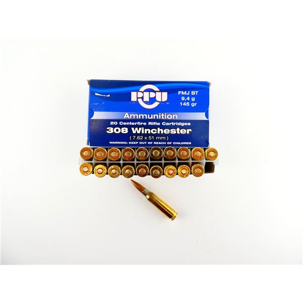 PPU .308 WIN AMMO LOT
