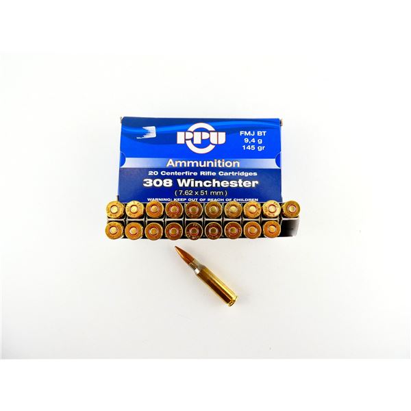 PPU .308 WIN AMMO LOT