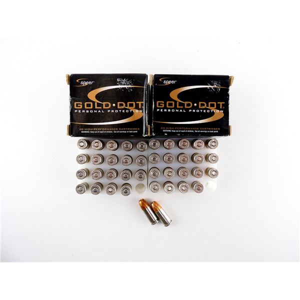 SPEER GOLD DOT 9MM LUGER AMMO LOT