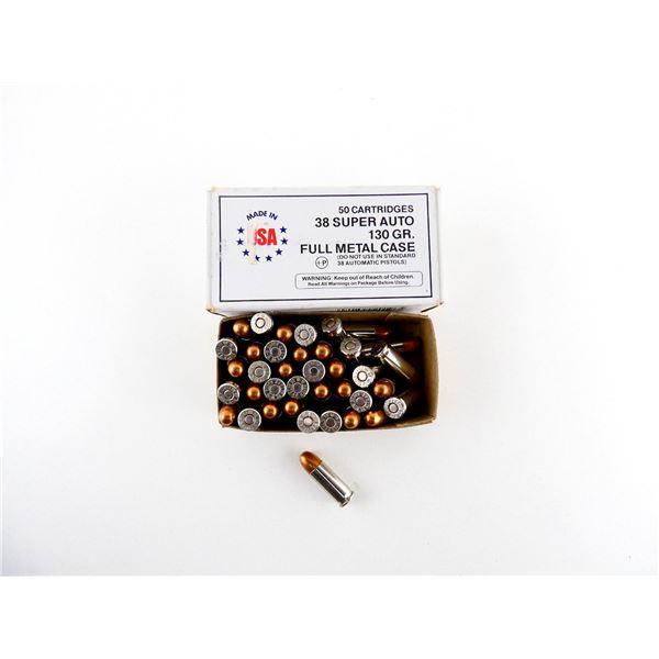 WINCHESTER .38 SUPER AUTO AMMO LOT