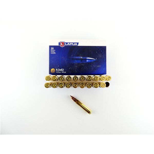 LAPUA 9.3X62MM AMMO LOT