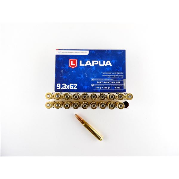LAPUA 9.3X62MM AMMO LOT