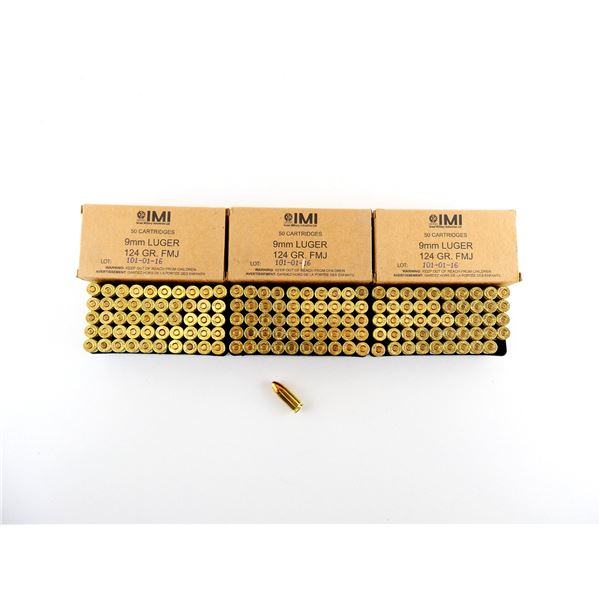 IMI 9MM LUGER AMMO LOT