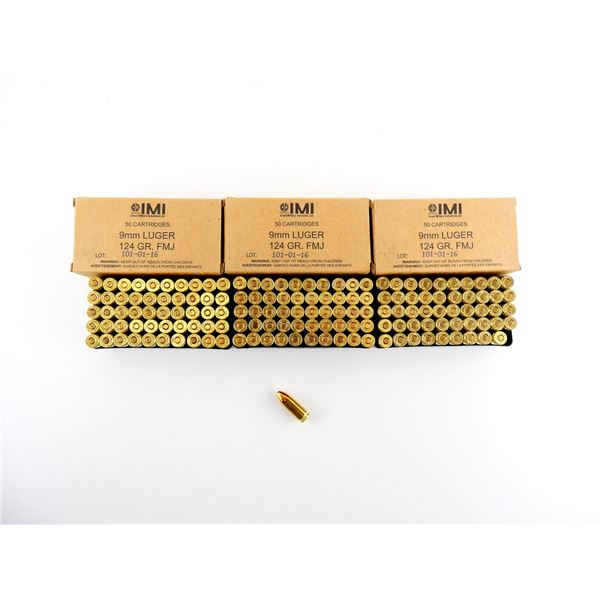 IMI 9MM LUGER AMMO LOT