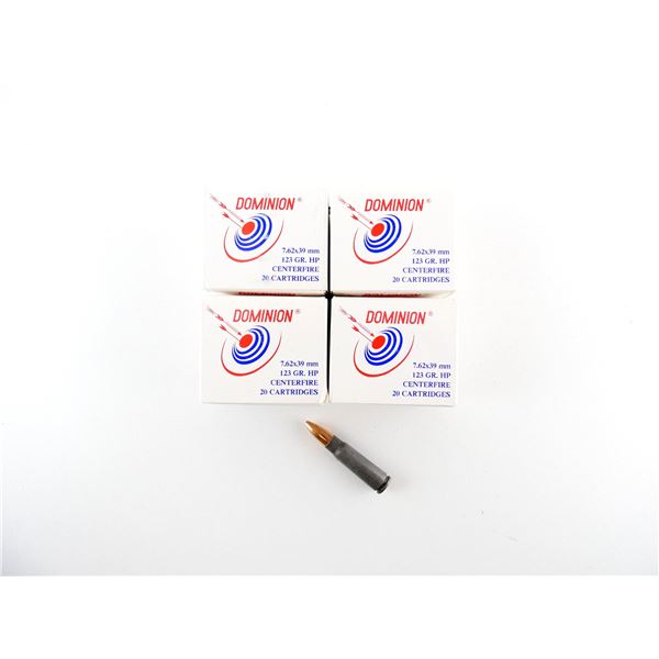 DOMINION 7.62X39MM AMMO LOT