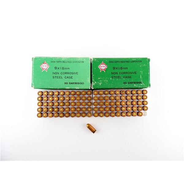 NORINCO 9X18MM AMMO LOT