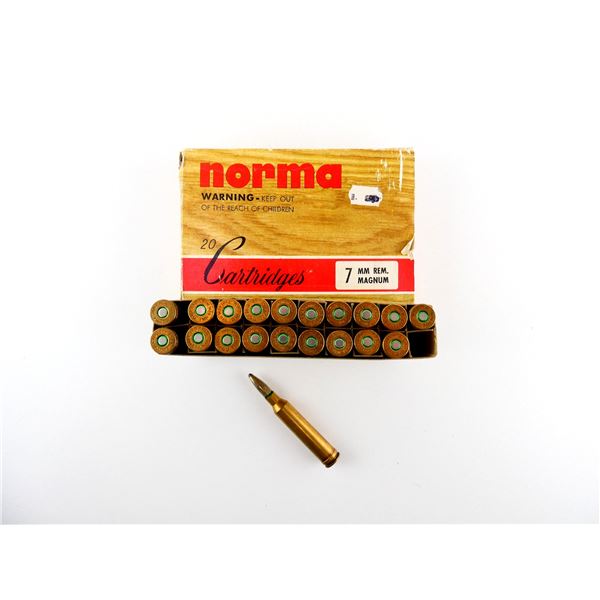 NORMA 7MM REM MAGNUM AMMO LOT