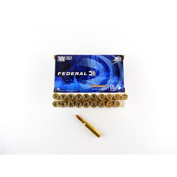 FEDERAL 7MM MAUSER AMMO LOT