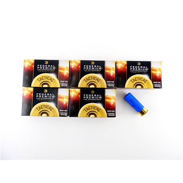 FEDERAL PREMIUM LAW ENFORCEMENT TACTICAL 12 GAUGE 2 3/4" SHOT SHELL AMMO LOT