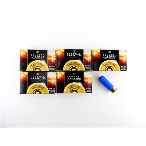 FEDERAL PREMIUM LAW ENFORCEMENT TACTICAL 12 GAUGE 2 3/4" SHOT SHELL AMMO LOT