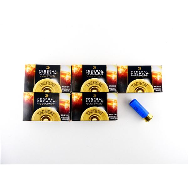 FEDERAL PREMIUM LAW ENFORCEMENT TACTICAL 12 GAUGE 2 3/4" SHOT SHELL AMMO LOT