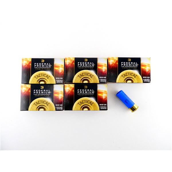 FEDERAL PREMIUM LAW ENFORCEMENT TACTICAL 12 GAUGE 2 3/4" SHOT SHELL AMMO LOT