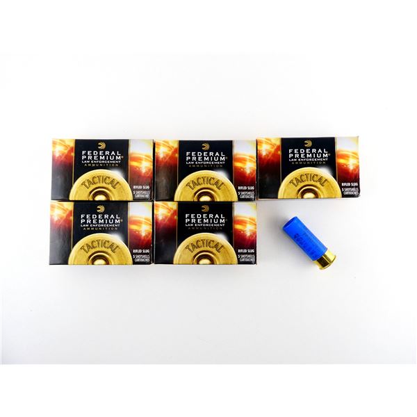 FEDERAL PREMIUM LAW ENFORCEMENT TACTICAL 12 GAUGE 2 3/4" SHOT SHELL AMMO LOT