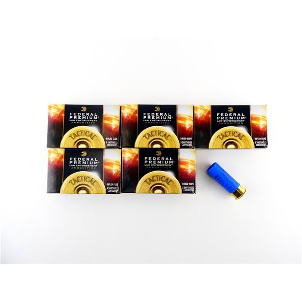 FEDERAL PREMIUM LAW ENFORCEMENT TACTICAL 12 GAUGE 2 3/4" SHOT SHELL AMMO LOT