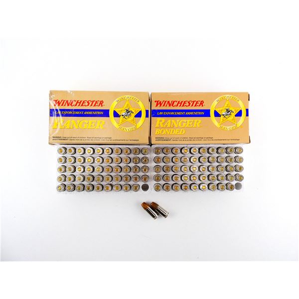 ASSORTED WINCHESTER LAW ENFORCEMENT RANGER BONDED 9MM LUGER AMMO LOT