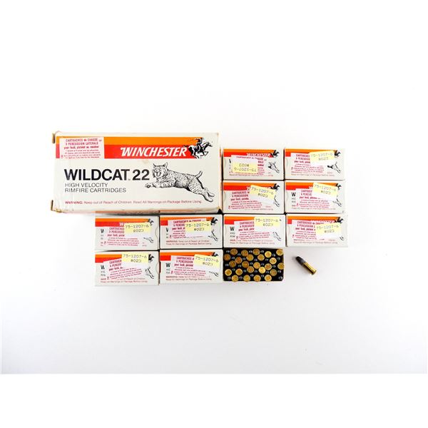 WINCHESTER WILDCAT .22 LR AMMO LOT