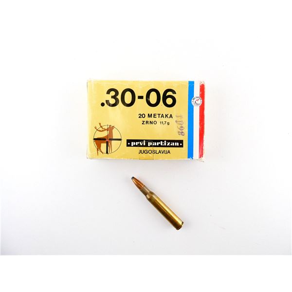 PRVI PARTIZAN .30-06 SPRG AMMO LOT