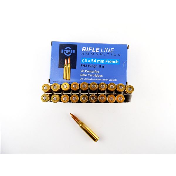 PPU 7.5X54MM FRENCH AMMO LOT