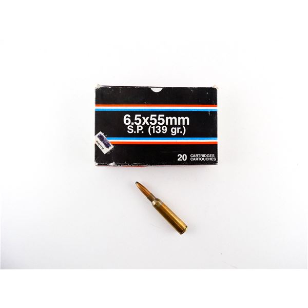 CENTURY 6.5X55MM SWEDISH AMMO LOT