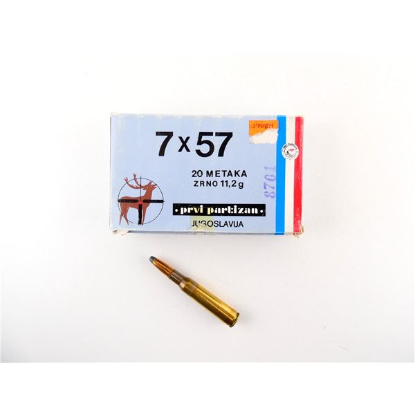 PRVI PARTIZAN 7X57MM AMMO LOT