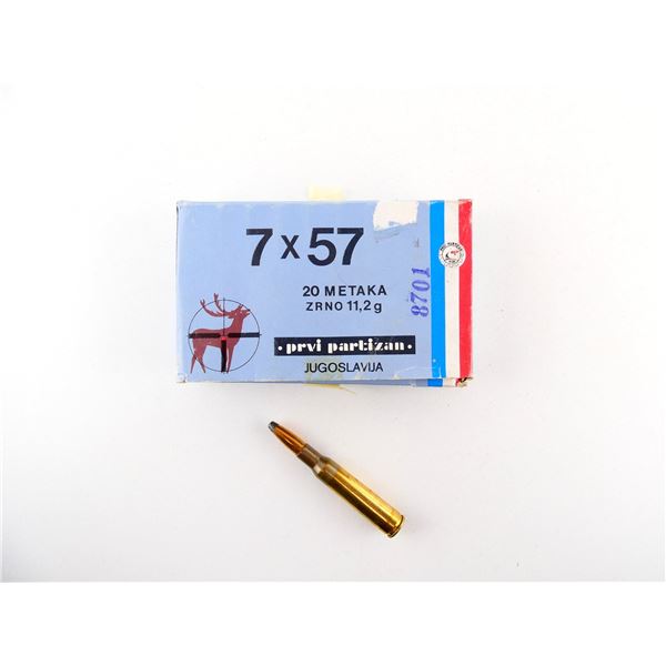 PRVI PARTIZAN 7X57MM AMMO LOT