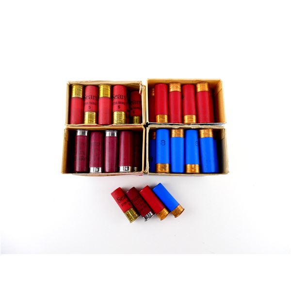 ASSORTED 12 GAUGE 2 3/4" SHOT SHELL AMMO LOT