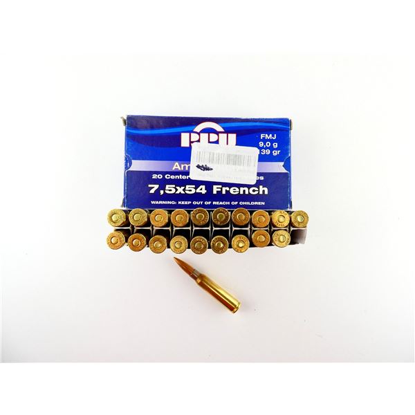 PPU 7.5X54 FRENCH AMMO LOT
