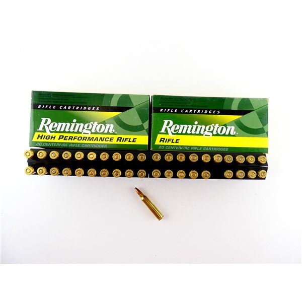 REMINGTON .223 REM AMMO AND NON-PRIMED BRASS CASES LOT
