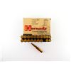 Image 1 : HORNADY 7X57MM AMMO AND NON-PRIMED BRASS CASES LOT