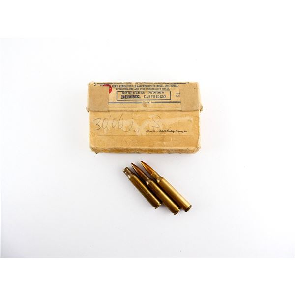 ASSORTED COLD WAR MILITARY .30-06 SPRG AMMO AND BLANK LOT