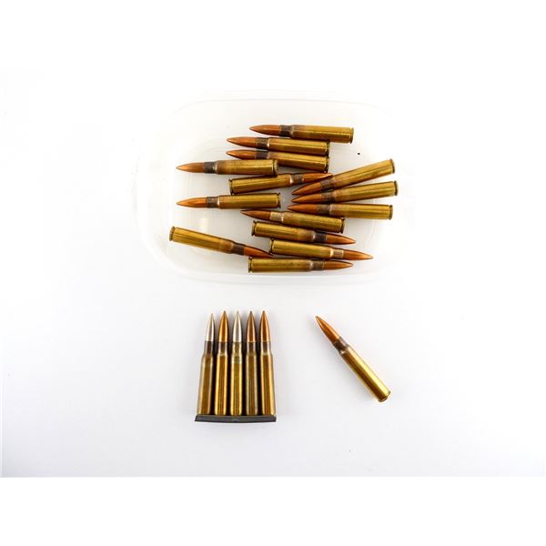 ASSORTED MILITARY 8MM MAUSER AMMO LOT