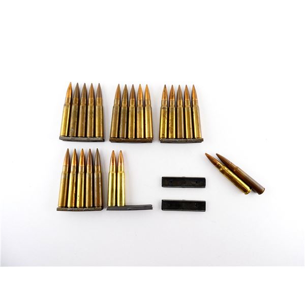 ASSORTED MILITARY AND SPORTING 8MM MAUSER AND 8X57 JS AMMO LOT