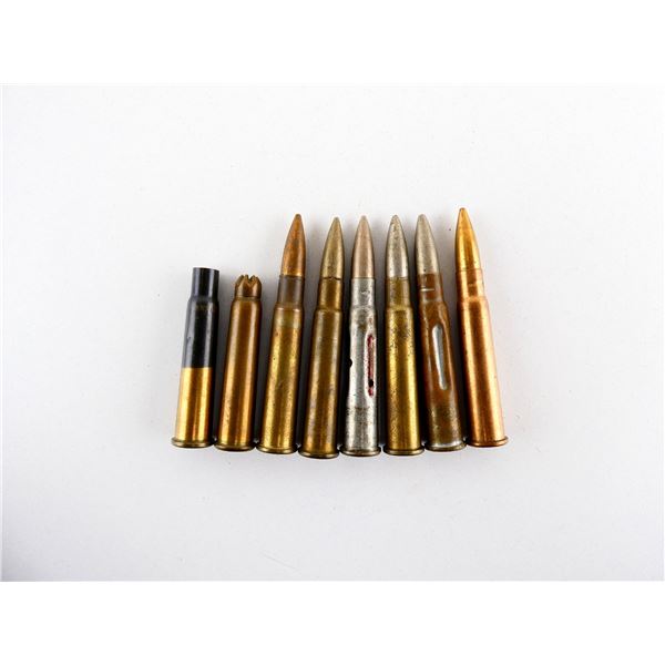 COLLECTIBLE BRITISH AND CANADIAN MILITARY .303 BR AMMO / BLANK AND DUMMY RNDS LOT