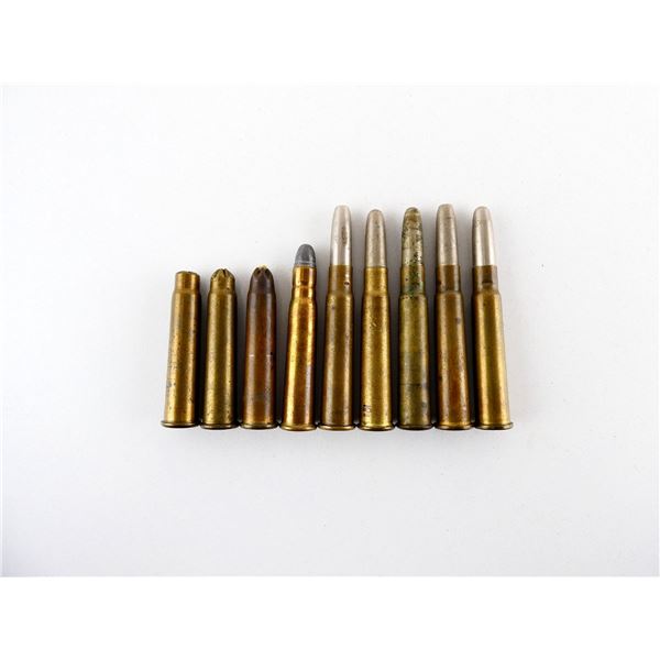 COLLECTIBLE ASSORTED EARLY BRITISH AND CANADIAN MILITARY .303 BR AMMO / BLANKS LOT