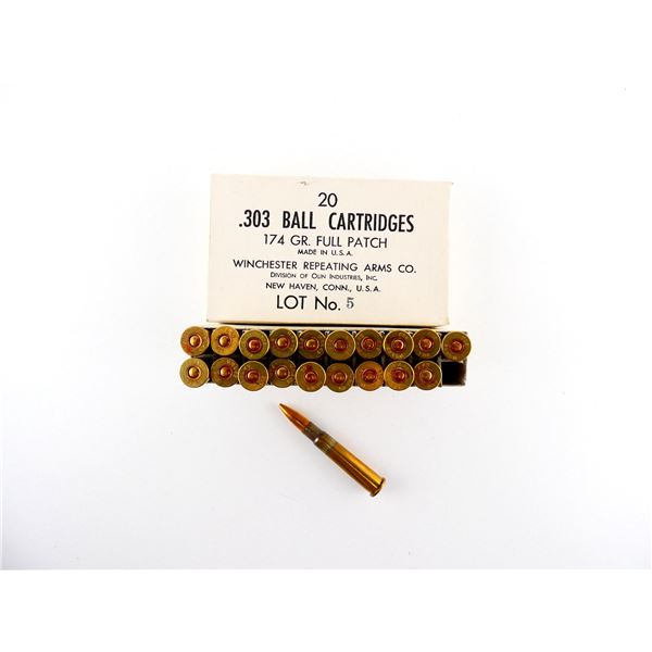 WINCHESTER .303 BR BALL AMMO LOT