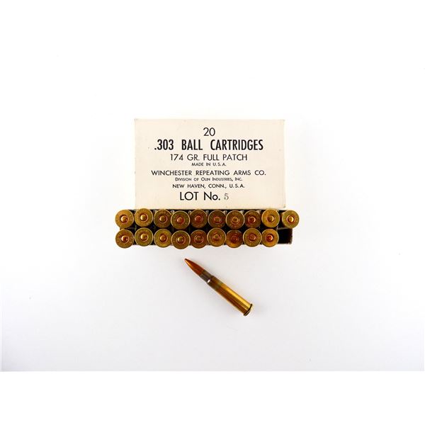 WINCHESTER .303 BR BALL AMMO LOT