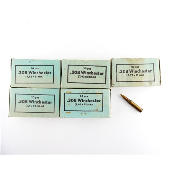 UNKNOWN MILITARY .308 WIN (7.62X51MM) AMMO LOT