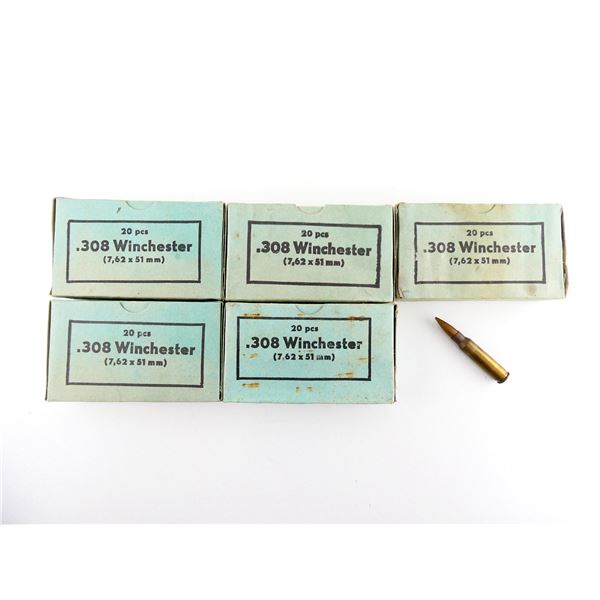 UNKNOWN MILITARY .308 WIN (7.62X51MM) AMMO LOT