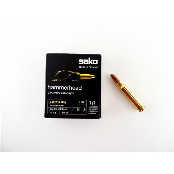 SAKO HAMMERHEAD .338 WIN MAGNUM AMMO LOT