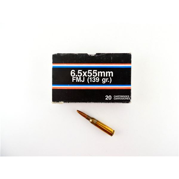 CENTURY 6.5X55MM AMMO LOT