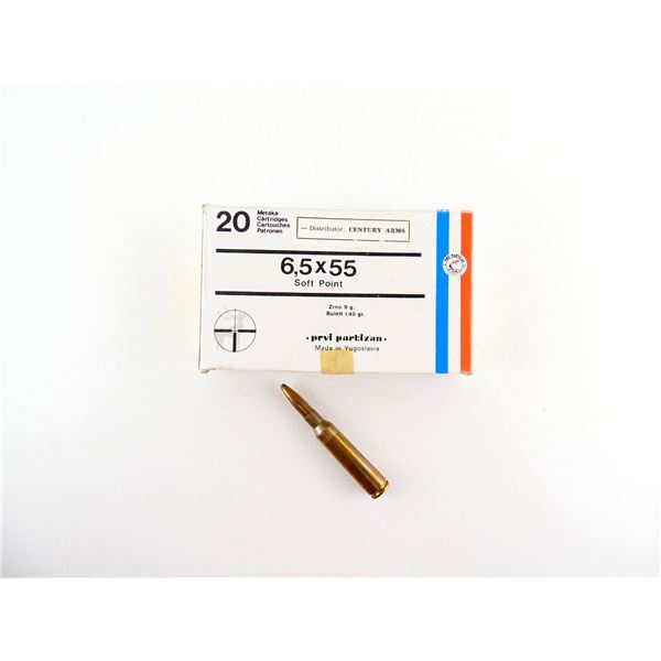 PRVI PARTIZAN 6.5X55MM AMMO LOT