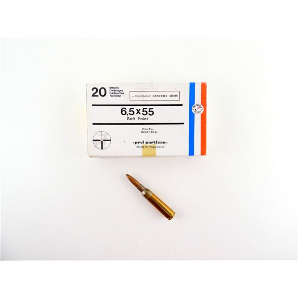 PRVI PARTIZAN 6.5X55MM AMMO LOT