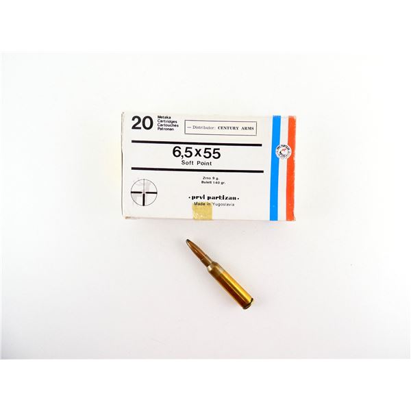 PRVI PARTIZAN 6.5X55MM AMMO LOT