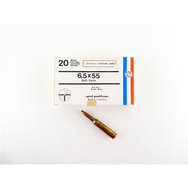 PRVI PARTIZAN 6.5X55MM AMMO LOT