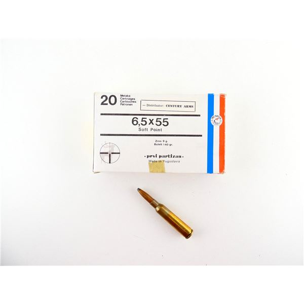 PRVI PARTIZAN 6.5X55MM AMMO LOT