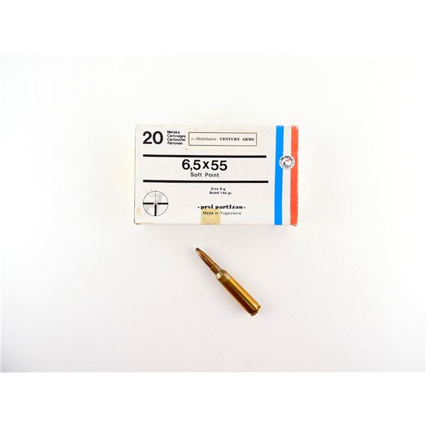 PRVI PARTIZAN 6.5X55MM AMMO LOT