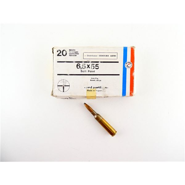 PRVI PARTIZAN 6.5X55MM AMMO LOT