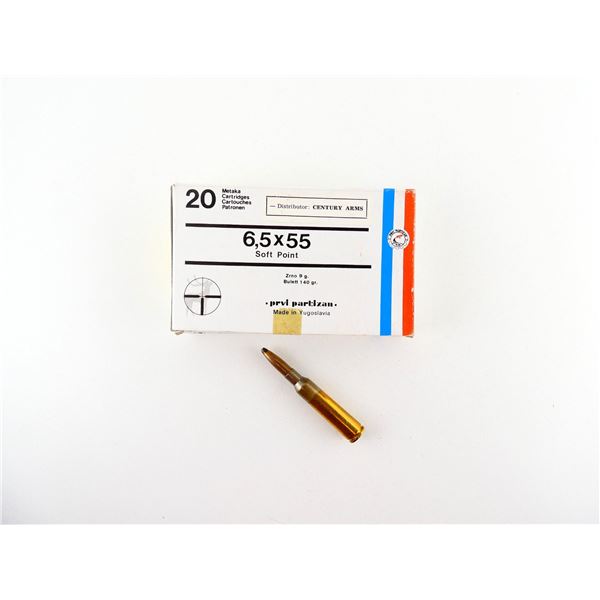 PRVI PARTIZAN 6.5X55MM AMMO LOT